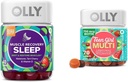 OLLY Muscle Recovery Sleep Gummies 40 Count and Teen Girl Multi Gummy, Vitamine, 70 Count