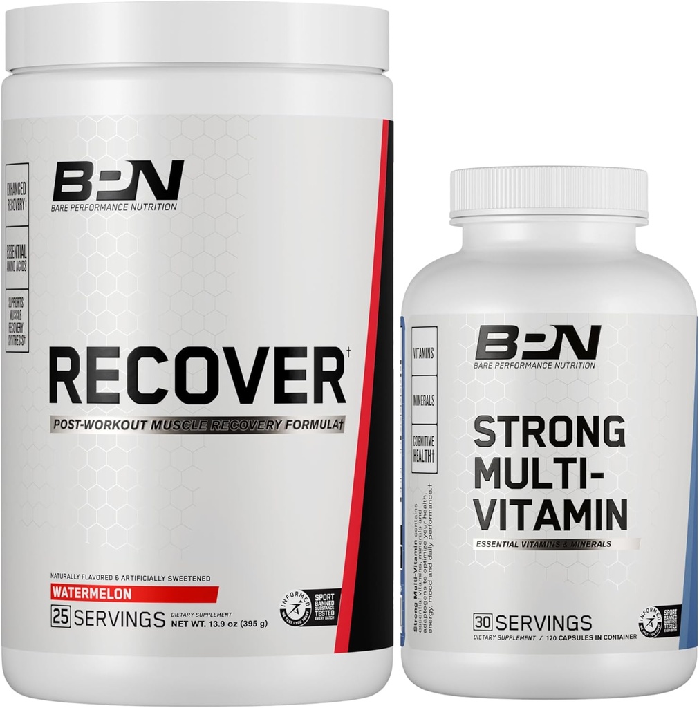 BARE PERFORMANŢĂ NUTRIŢIE BPN Recuperare şi Multivitamine puternice Bundle