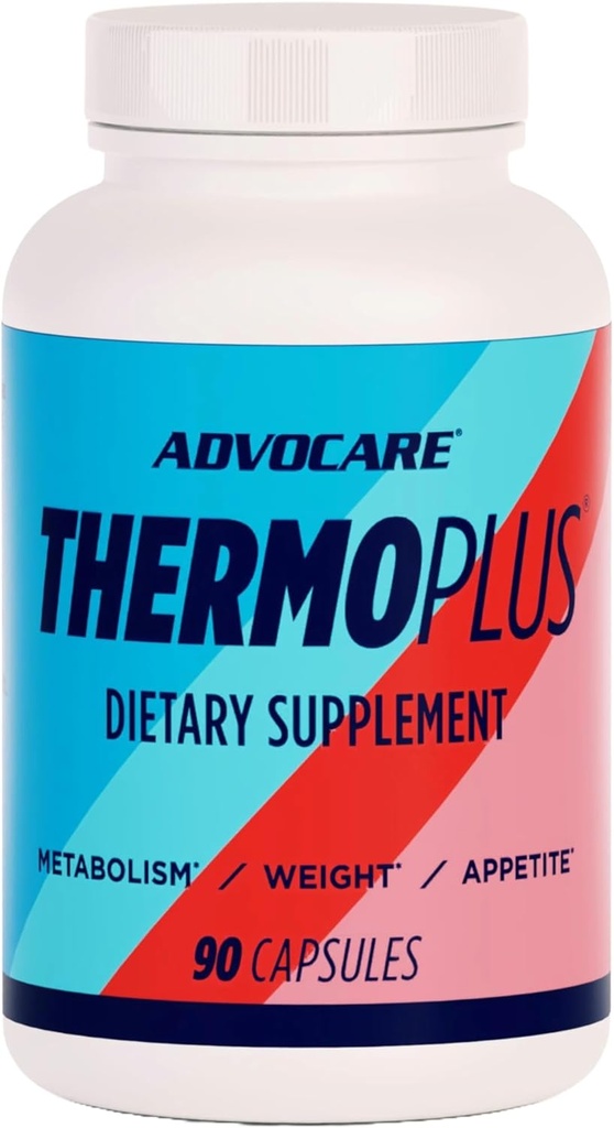 AdvoCare ThermoPlus Vitamina & Herbal Dietary Supplement - Supports Healthy Metabolism* - Contine Tiamină, Sage Extract & Oolong Ceai Extract - 90 Capsule