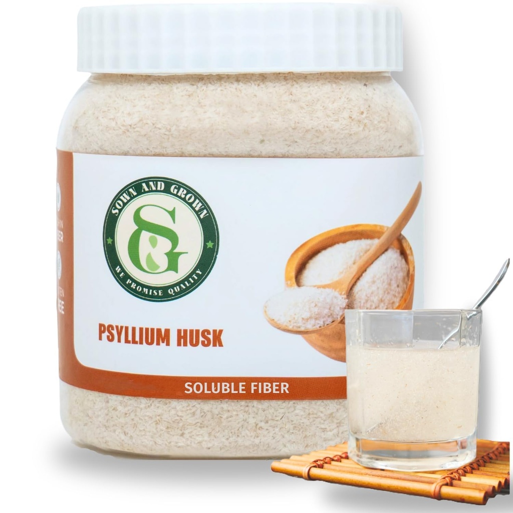 Psyllium Husk Whole, 12 Ounce - Whole Husk Fiber Supplement, Vegan, No Sugar or Artificial Sweetens, Non GMO, Gluten Free