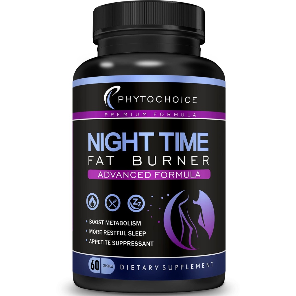 Timp de noapte pierdere în greutate pastile pentru femei-Carb Blocker Appetite Suppressant cu melatonina-Fat pastile dieta Burner care lucrează rapid pentru femei de noapte metabolismul Booster-Made în SUA-1 Pack