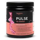 LEGION Pulse Pre Workout - All Natural Nitrogen oxid Preworkout Drink to Boost Energy, Creatine Free, Natural Sweeted, Beta Alanine, Citruline, Alpha GPC (Pink Lemonade)