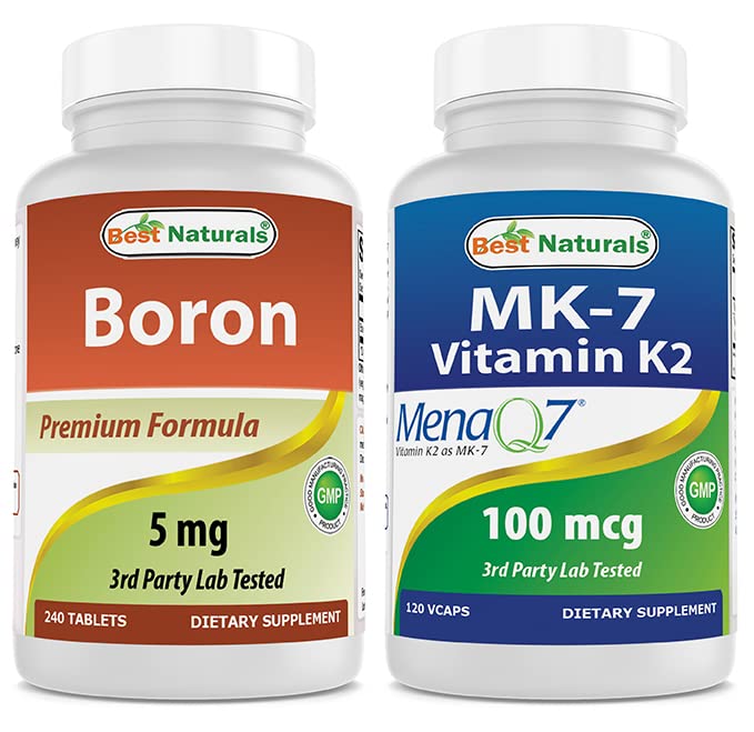 Bor 5 mg & MK-7 Vitamina K2 100 mcg