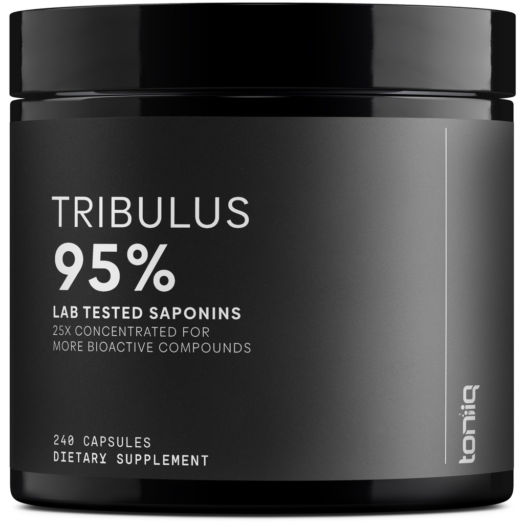 Tribulus Terrestris pentru barbati - Ultra High Potentity 25:1 Extract cu 95% Saponine - 1300 mg Formula Pure & Concentrate - Lab Third-Party testat pentru puritate si calitate - 240 capsule