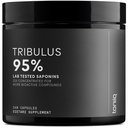 Tribulus Terrestris pentru barbati - Ultra High Potentity 25:1 Extract cu 95% Saponine - 1300 mg Formula Pure & Concentrate - Lab Third-Party testat pentru puritate si calitate - 240 capsule