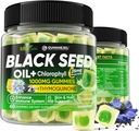 Black Seed Oil Gumries & Clorofill, Biotin 500mcg cu Colagen hidrolizat, Raw Manuka Honey, Organic Cold Pressed - Absorbție finală pentru piele, Hair & Nails, Digestive, Global Health, 1 Pack