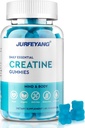 NutraBits Creatina Monohidrat Gummies, 5g Creatina Monohidrat Per Servire - Fără zahăr sau culori artificiale, Vegan & Halal - Aroma de afine - 60 Gume