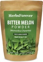 Herbsforeever Bitter Melon pulbere Karela pulbere bogat în vitamina C Non OMG, Vegan 230 GMS