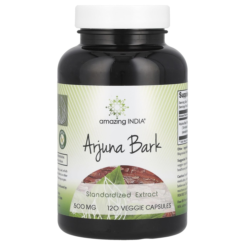 Uimitoare India Arjuna Bark Extras Suplimentul 