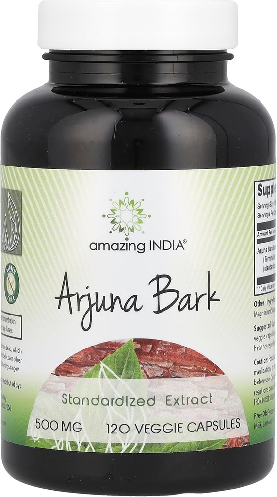 Uimitoare India Arjuna Bark Extras Suplimentul 