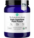 Ora Organic Vegan Proteine pulbere - 23g plante pe bază de proteine de mazăre + Superalimente pentru femei și bărbați - Neîndulcite și nearomatizate - 20 Serviri, Fără Eritritol, Keto-Friendly, Gluten-Free, Paleo, Soy-Free