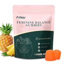 Aeroboy Feminine Echilibrul Gumiile - Ananas Gumies for Women PH - Vaginal Probiotice Gummy - Immune Support, Vaginal Flora Balance - 60 Gummies