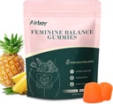 Aeroboy Feminine Echilibrul Gumiile - Ananas Gumies for Women PH - Vaginal Probiotice Gummy - Immune Support, Vaginal Flora Balance - 60 Gummies