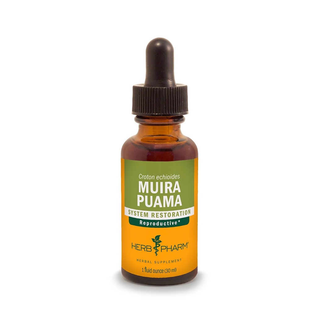 Herb Pharm Muira Puama Extract pentru suport sistem de reproducere - 1 Ounce