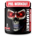 JNX SPORTS Blestemul! Praf de antrenament pre pentru barbati si femei, Cafeina, Beta-Alanina, Creatina, L-Citrulina, 50 Serviri, aroma de peisagistica