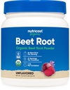 Nutricost Organic Beet Root Powder 1 LB - Vegan, Superfood, certificate USDA Organic
