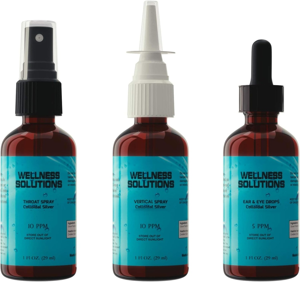Argint coloidal - Combo Pack - Gluten gratuit - Vegan