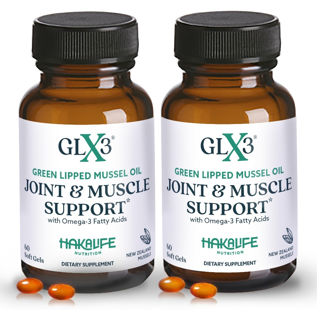 GLX3 Capsule de ulei verde cu vârf Mussel pentru suport comun și muscular 