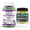 NEISS Nicotinamidă 500mg Gummies + Algae Marine Gummies Calciu Bundle