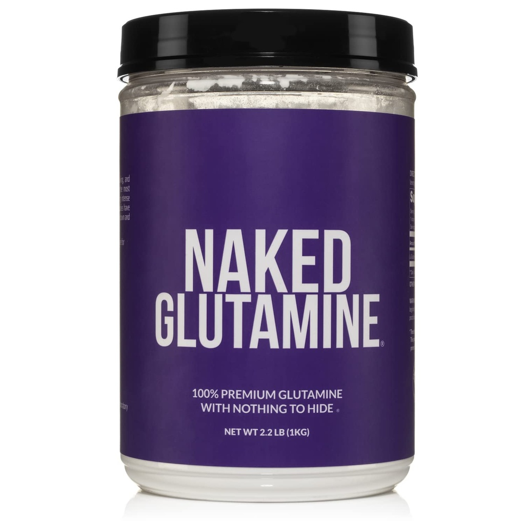 Pure L-Glutamine Made in The USA - 200 Servings - 1.000g, 2.2lb vrac, Vegan, Non-GMO, Gluten si Soy Free. Minimiza descompunere musculară și îmbunătățirea sintezei de proteine. Fără aditivi