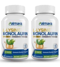Palmara Health L-Lysine + Monolaurin 600 mg 1:1 Raport (2)