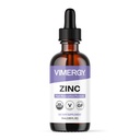 Vimergy Suplimente de zinc organic pentru femei și bărbați (7,5 mg Zinc lichid per servire) Suport imunitar rapid-absorbant, promovează oase sănătoase și piele, USDA Certified Organic, Vegan, până la 27 Serviri (55 ml)