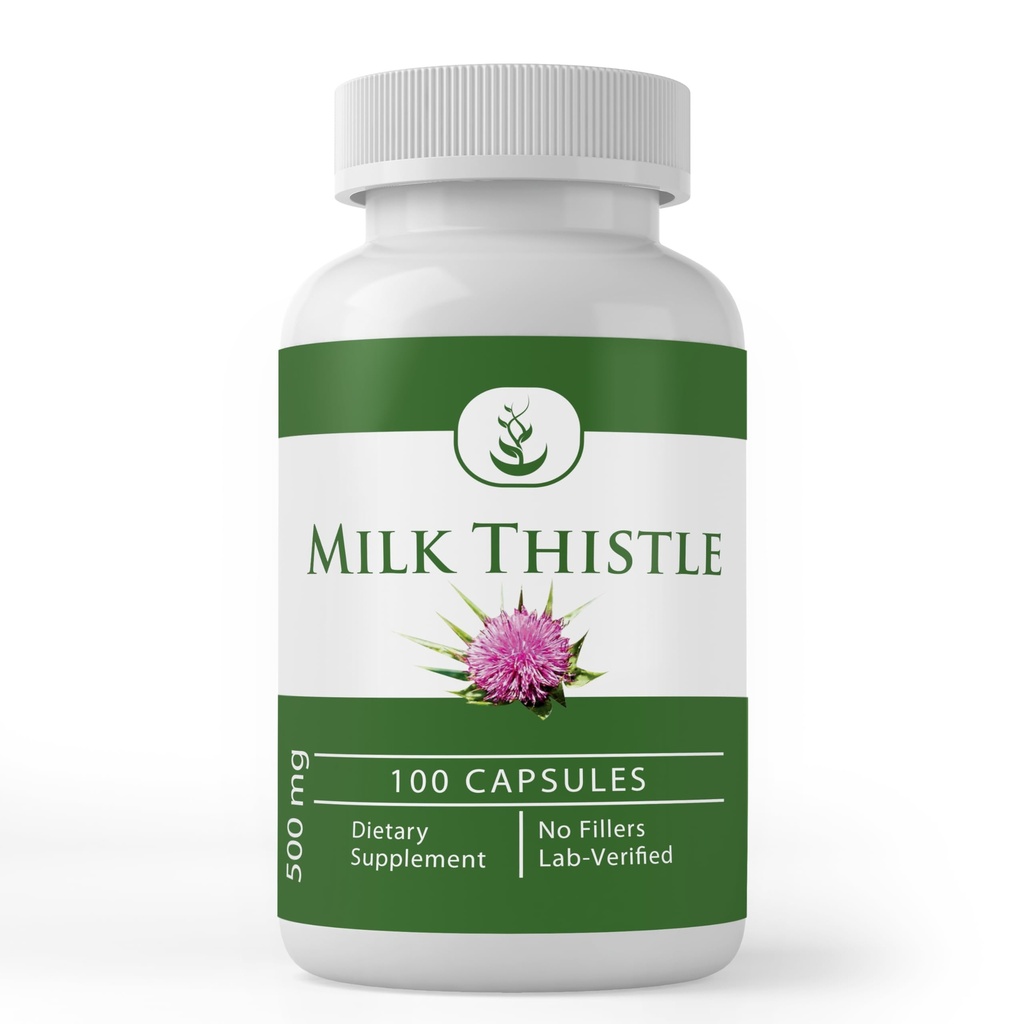 Ingrediente originale pure Thistle lapte (100 capsule) Nu magneziu sau orez Fillers, întotdeauna pur