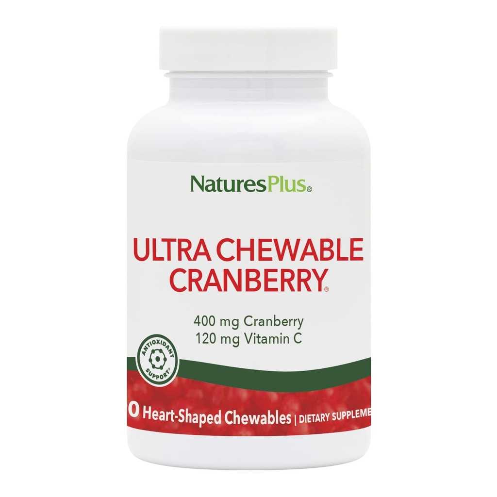 NaturasPlus Ultra Cranberry masticabile - 90 Dragoste Berries tablete - promovează sănătatea tractului urinar - non-GMO, gluten gratuit - 45 Serviri