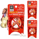SPORTLEGS Fast Fitness Boost Pre Antrenament pentru bărbaţi şi femei, Acid lactic Supliment, Sports Endurance Fuel Suplimente de anduranţă pentru Runners - 5-Cap Packet, Pachet de proces de 3