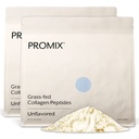 Promix Hidrolized Colagen Peptides - tip 1 Iarbă Colagen Fed, 4,7g glicină, peptide bioactive de tip 3 - Nearomate - 2,5 lire sterline (Pachet de 2)