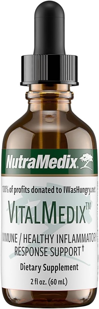 NutraMedix VitalMedix - Cat's Claw & Moringa Plant Extract - Daily Energy Supplement for Immune Health & Global Vitality - Rich in Vitamins & Minerals (2oz)
