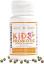Copii Vegan Probiotice, 60 Perle Tiny - Recuperare antibiotice - Ajuta la sustinerea sistemului imunitar si digestiv al copiilor - 15x mai eficient decat gumiile - Sugar Free, Usor de inghitit