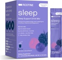 Supliment de somn, melatonină-liberă de magneziu calm pulbere, GABA, L-Teanină, Myo-inozitol, calm de somn băutură Mix pentru a ajuta la relaxare, somn pulbere, magneziu pulbere pentru somn, băutură super calmă Mix 24pk