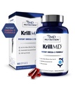 1MD Nutriţie KrillMD - Antarctica Krill ulei Omega 3 Supliment cu Astaxantină, EPA, DHA 