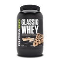 NutraBio Classic Whey Protein Powder- Full-Spectru Amino Acid Profile - Fără Fillere, Culori Artificiale, Conservanti - Index Glicemic Low - (Unt de arahide de ciocolată, 2 Lire)