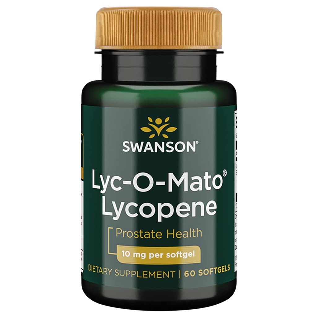 Swanson Lyc-O- Mato Licopen 10 Milligrams 60 Sgels