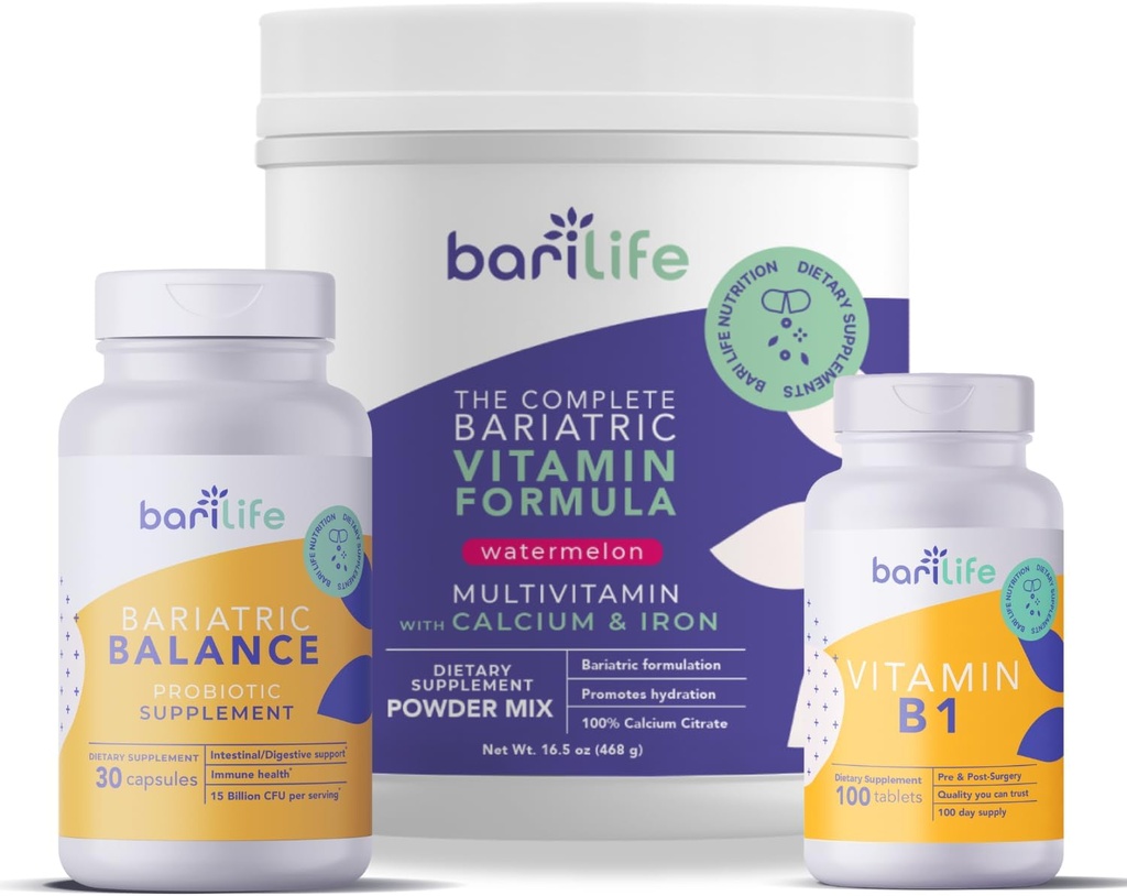 Bari Life Complete MultiVitamin pulbere bariatric (Watermelon) şi Balanţa bariatrică 
