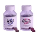 Lemme Sleep & Debloat Bundle - Sleep Gummies, a Drug-Free Nighttime Aid & Debloat Gumies for Digestive & Gut Health, Probiotics & Prebiotics - Gluten Free, Gelatină Free, Non-GMO - 60 Ct. Fiecare
