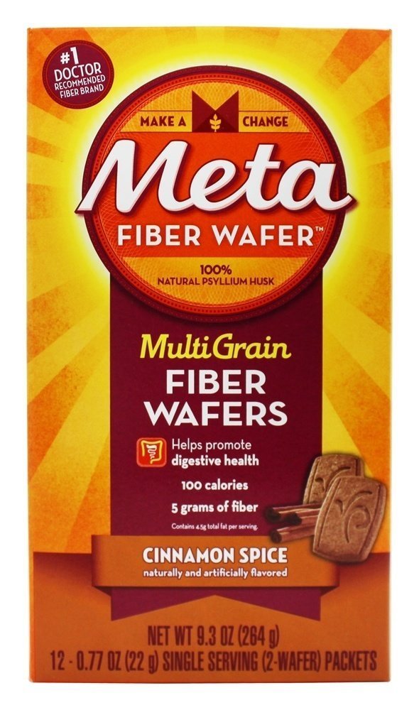 Metamucil Metamucil Fiber Wafers Scorțișoară 12 ea
