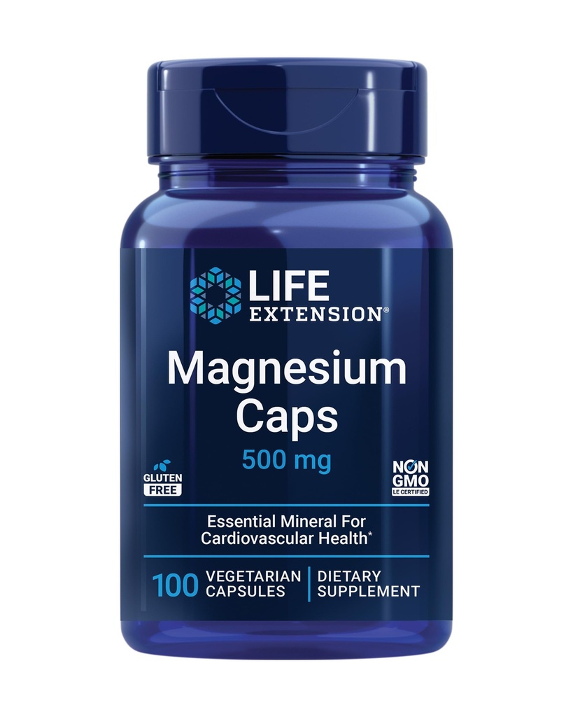 Extensie de viaţă L-glutamină 500mg şi magneziu 500mg Capsule Bundle, Amino Acid şi Minerale Suplimente, 200 Capsule vegetariene