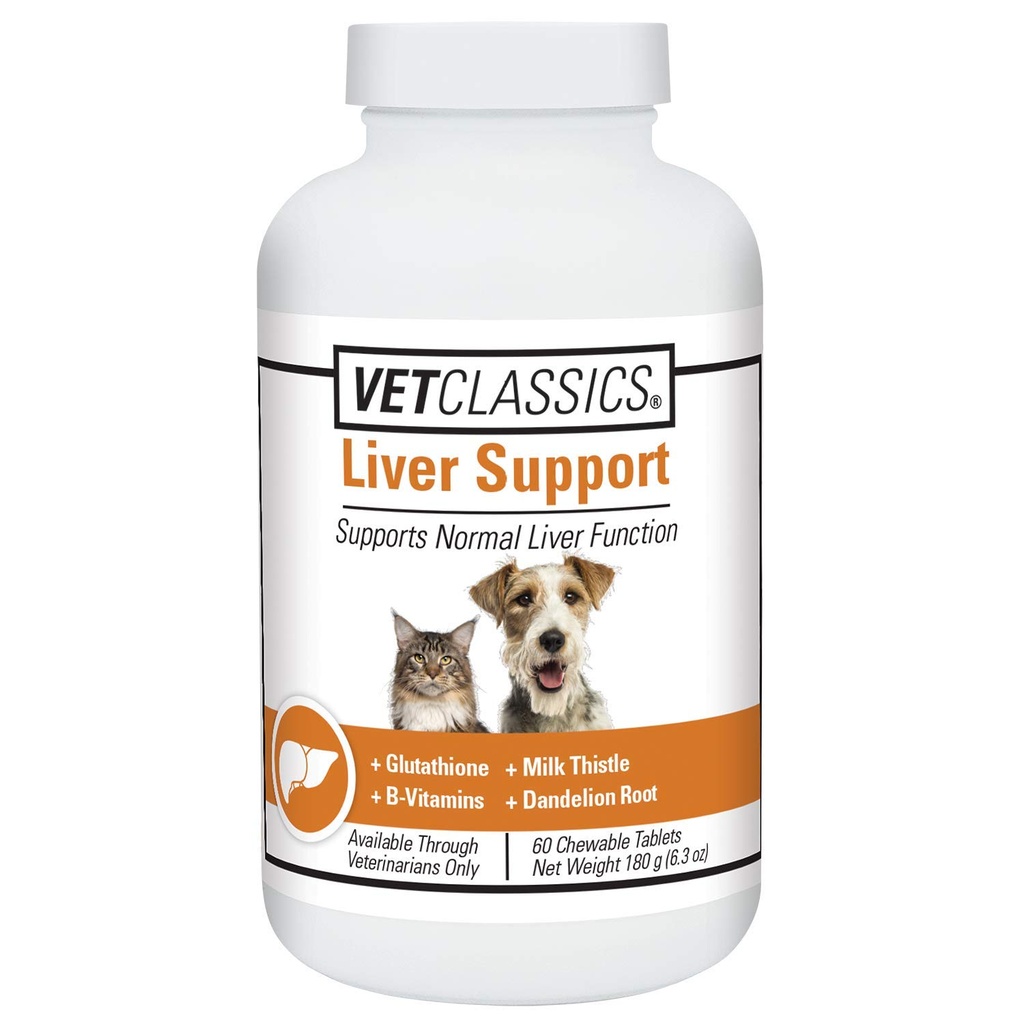 Vet Classics Ficat de sprijin Pet de sănătate Suplimentul pentru câini, pisici 