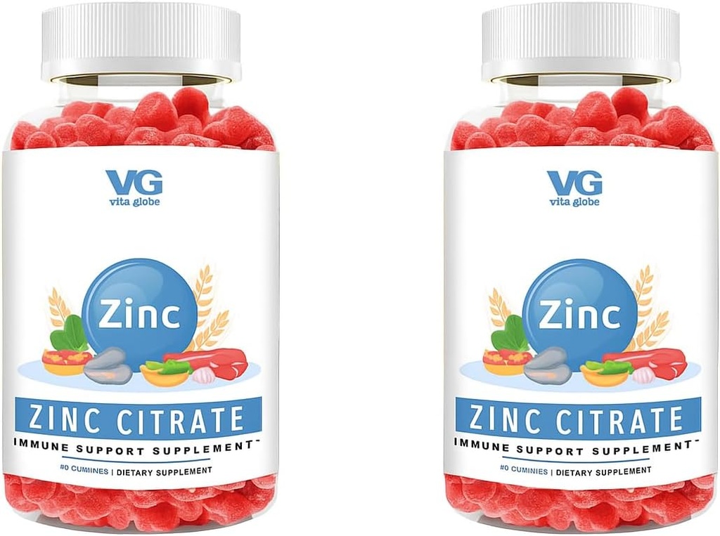VITA GLOBE de zinc Citrate Gumiile 