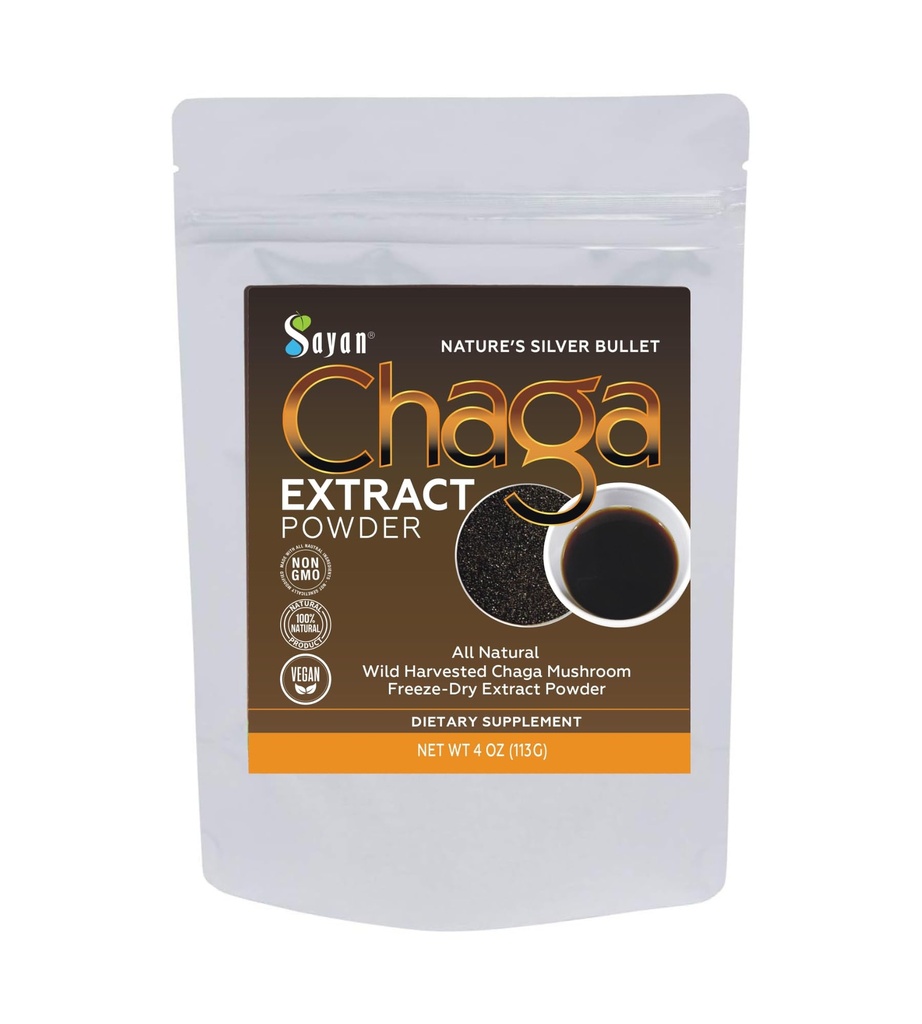 Sayan Chaga Mushroom Extract pulbere (4oz) 