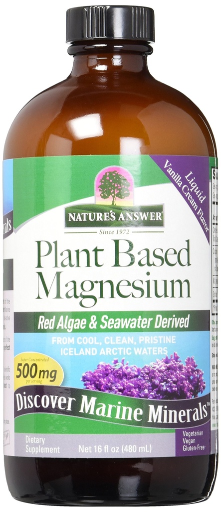 Natura's raspuns Marine-Based lichid Magneziu 16-Ounces 