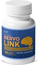 Nervolink - 100% Suplimentul Natural pentru Nervi-Suport & Energie Boost, cu Reishi, Shiitake, și Lion Mane ciuperci, Made în Statele Unite ale Americii, Non - OMG - 60 capsule, 1 lună de aprovizionare