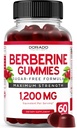 Berberine Gummies with Ceylon Cinnamon (60 Gummies) Premium Sugar-Free Berberine Ceylon Cinnamon Supplement and GLP-1 Supplement (60 Count) Support Gut Health & Metabolism - Non GMO & USA Made