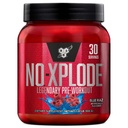 BSN N.O.-XPLODE Pre Workout pulbere, Suplimentul energetic pentru bărbaţi şi femei cu Creaţie şi Beta-Alanină, Aroma: Blue Raz, 30 Servings