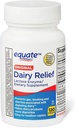 Dairy Relief Caplets, Original, Lactase Enzyme, 120 de pastile de Equate (Pachet de 1) + Sticker