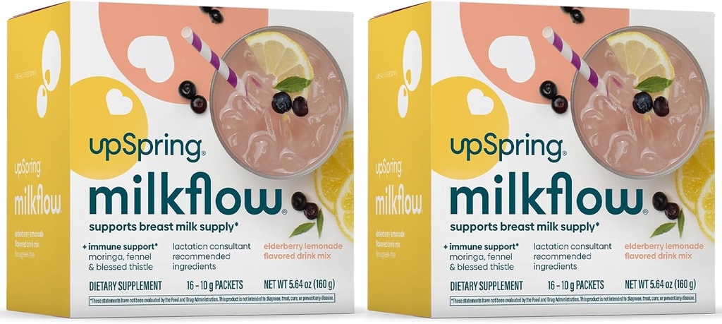 UpPrimăvara fluxul de lapte Asistență imună Suplimentul de alăptare Drink Mix Schinduf-Free, Moringa 