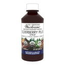 Hosted Defense Elderberry Plus Syrup - Immune, Respirator & Lung Supplement* - Liquid Mushroom Supplement with Turkey Tail, Reishi, Agarikon & Chaga* - 4 fl oz (12 Servings)